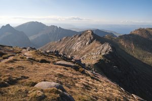 The summit of Goat Fell.